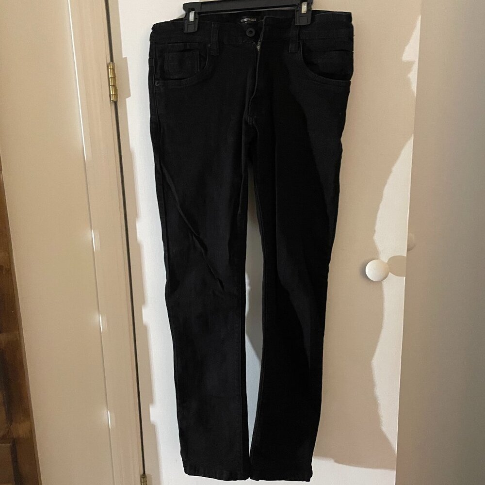 Kenneth Cole Black Slim Fit Jeans – Classic Mid-Rise Denim